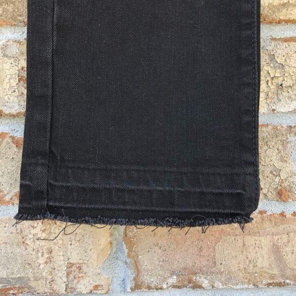 Levi’s 529 Curvy Skinny Leg Distressed Ripped Raw Hem Lack Wash Jeans W31 L32 - Picture 6 of 16